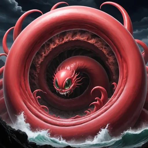 Prompt: The true form of giygas’ attack