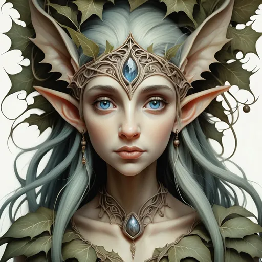 Prompt: (Elf), inspired by (Brian Froud) style, intricate details, whimsical features