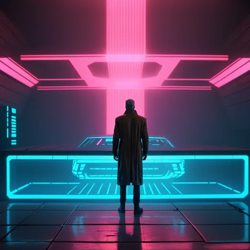 Prompt: Blade runner 2049 hologram