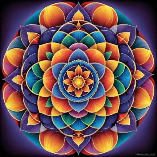 Prompt: Sacred colorful Geometry Mandelas
