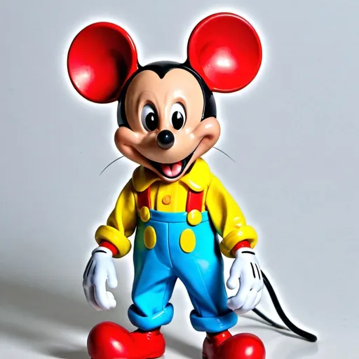 Prompt: Macky Mouse, the dollar store version of Micky Mouse