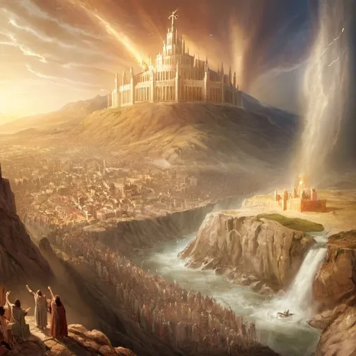 Prompt: God's kingdom from book of revelation chapter 21