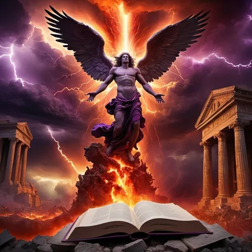 Prompt: The book of Revelation 