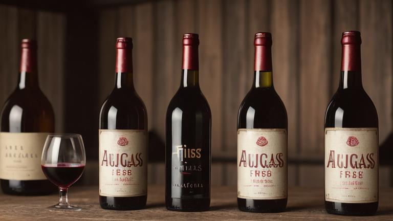 Prompt: Old image of a bottle
"Aguas Frias" label
Red wine"
Reservation
1957
Photographic style