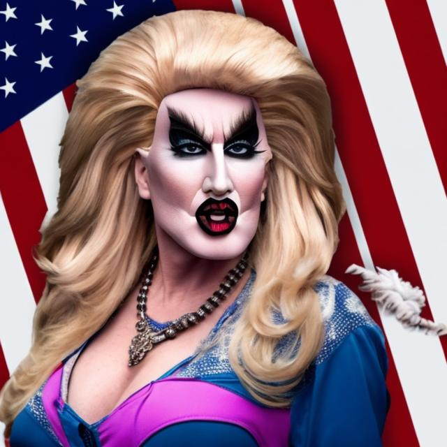 Prompt: Trump as a drag queen