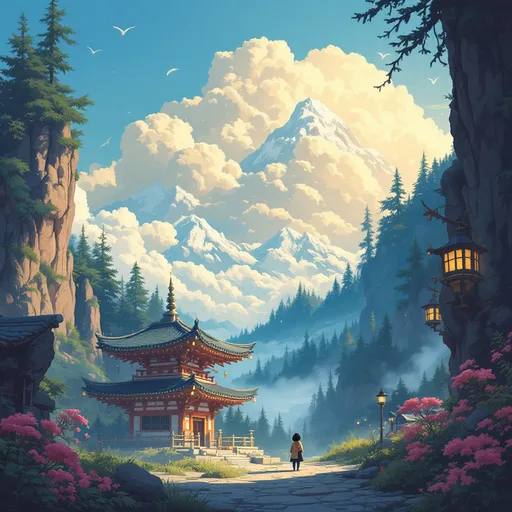 Prompt: Ghibli style art