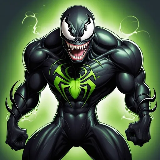 Prompt: venom as ben10 