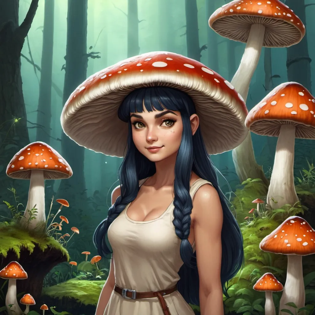 Prompt: Mushroom Girl 