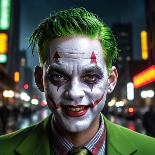 Prompt: will smith as the joker