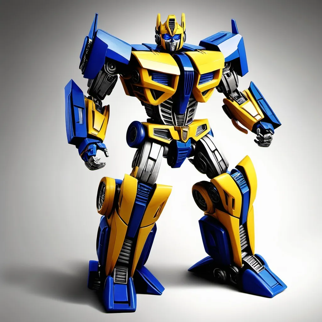 Prompt: Transformers withblue and yellow color