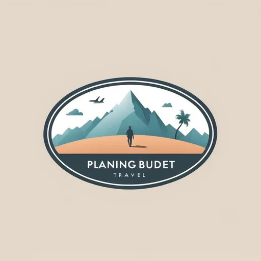 Prompt: logo minimalist 
for planning travel budget