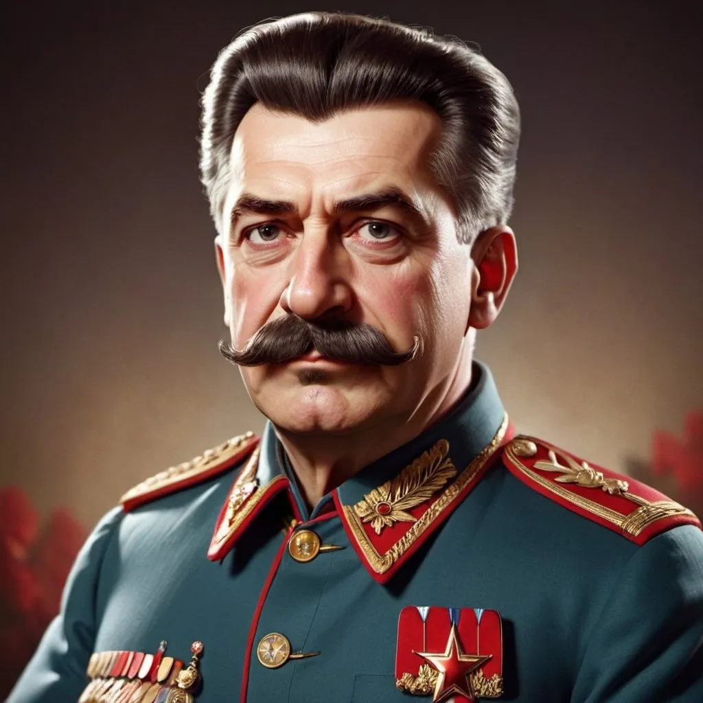 Prompt: Stalin as an Disney Pixar movie character