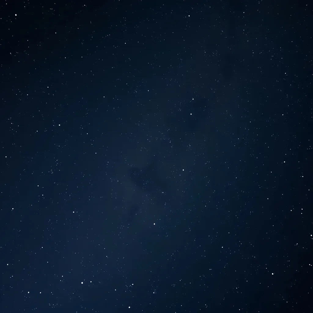 Prompt: a dark but starry night sky (high definition)