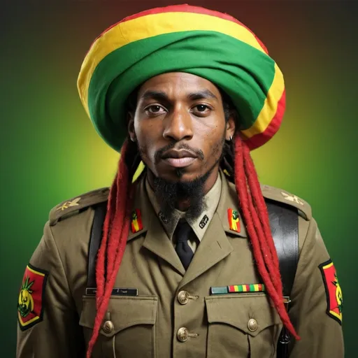 Prompt: rasta soldier