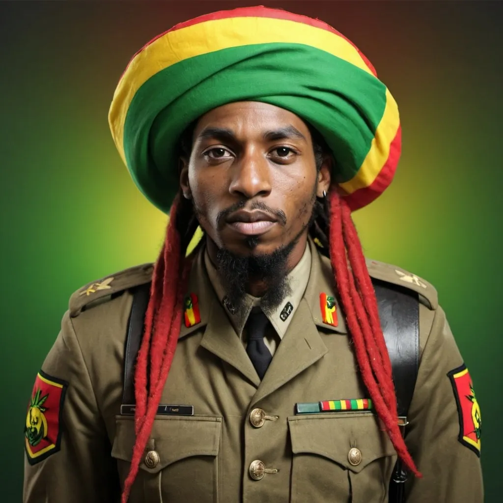 Prompt: rasta soldier