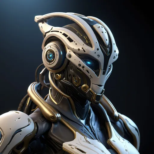 Prompt: military nousr robot, warframe, character design, detailed face, highly detailed, intricate details, symmetrical, digital 3d, hard surface, real-time, vfx, volumetric lighting, ambient light, ultra hd, hdr