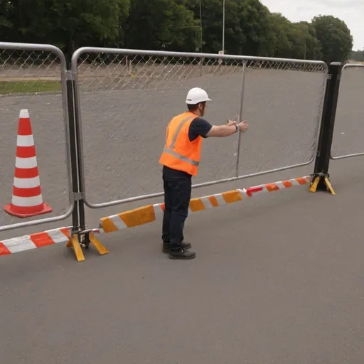 Prompt: make a barrier video
