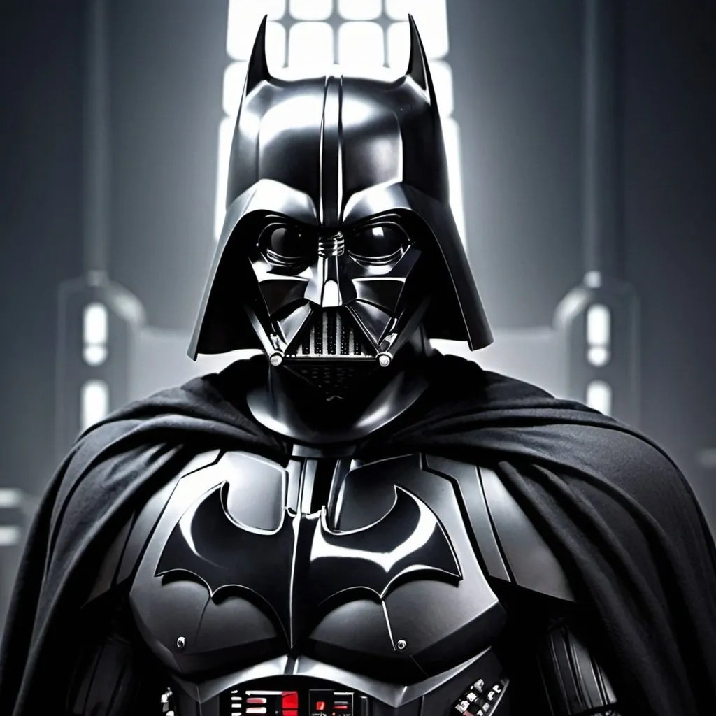 Prompt: Combine Batman and Darth Vader 