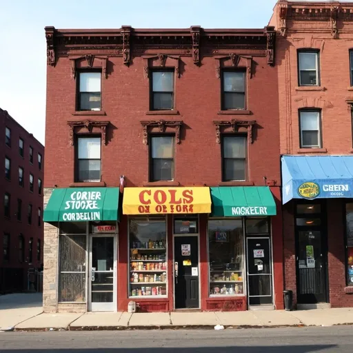 Prompt: corner store brooklyn
