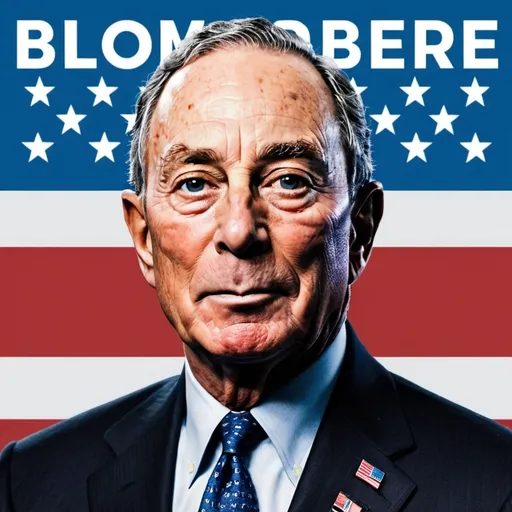 Prompt: Make a poster for Michael Bloomberg 2024 democratic election campaign