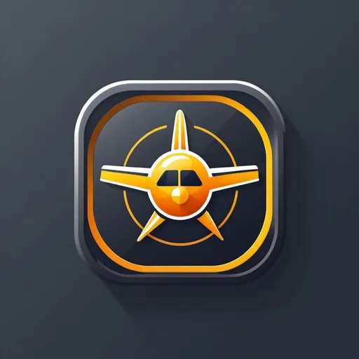 Prompt: An app icon design for aircraft maintenance and repair