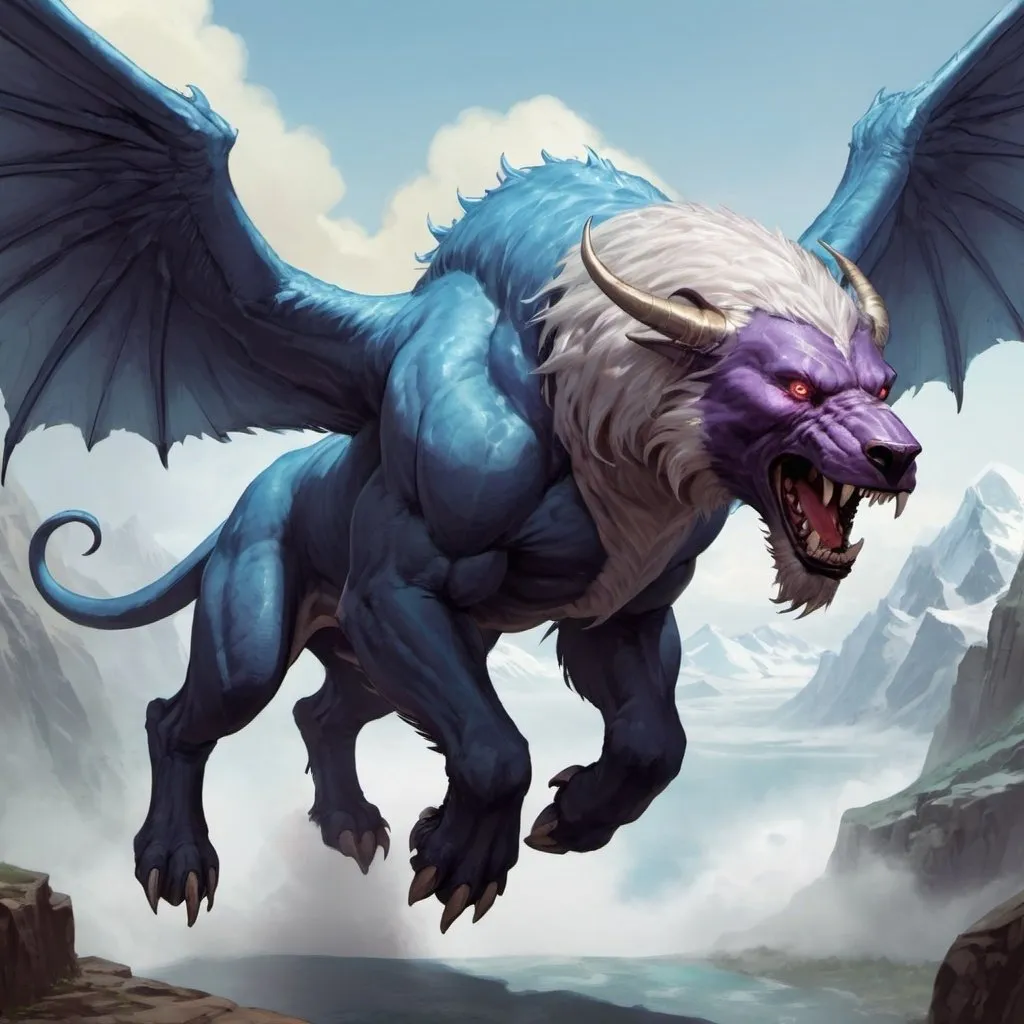 Prompt: dnd magical air beast