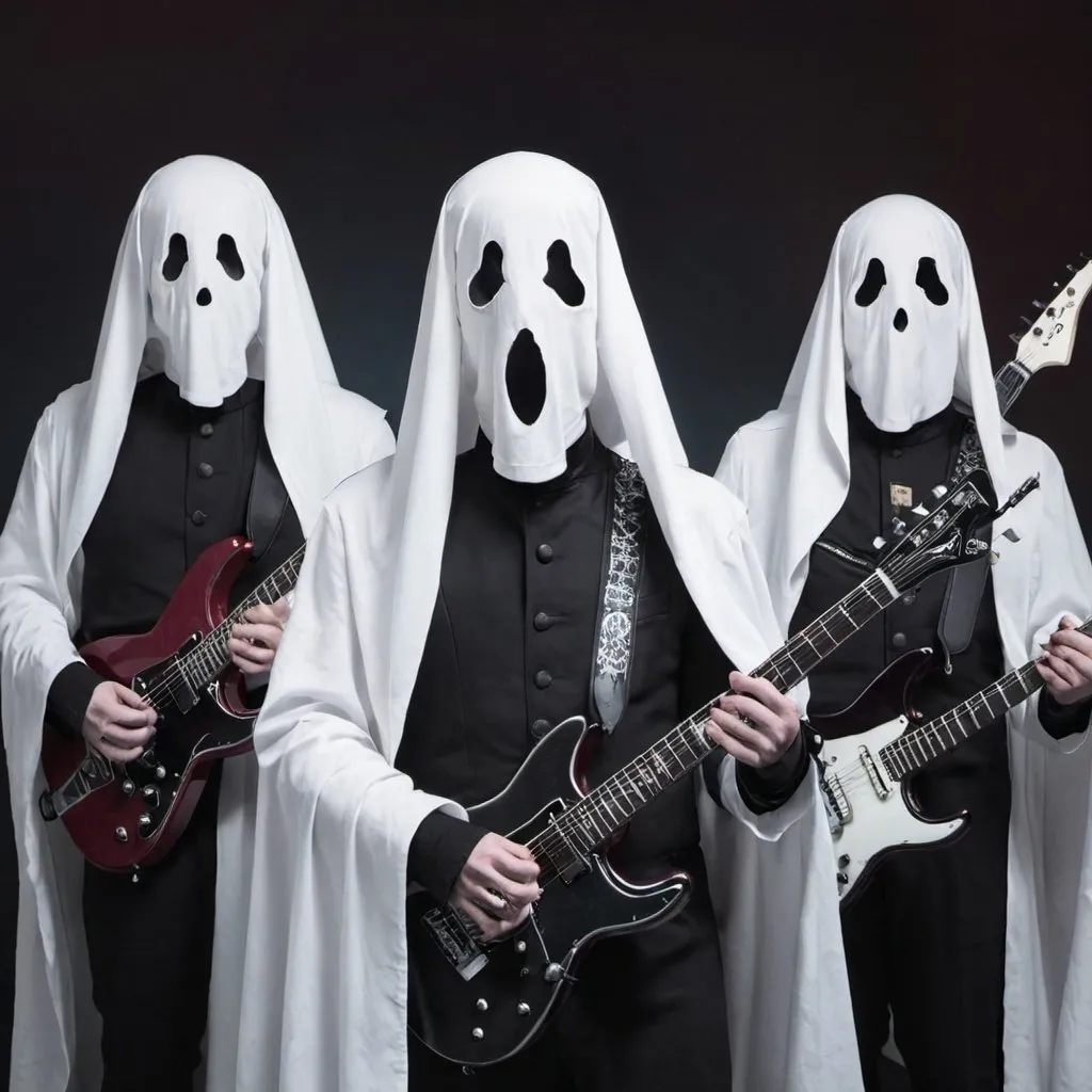 Prompt: ghost band