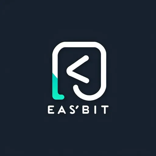 Prompt: a logo that says or symbolizes the word "EasyBit"
