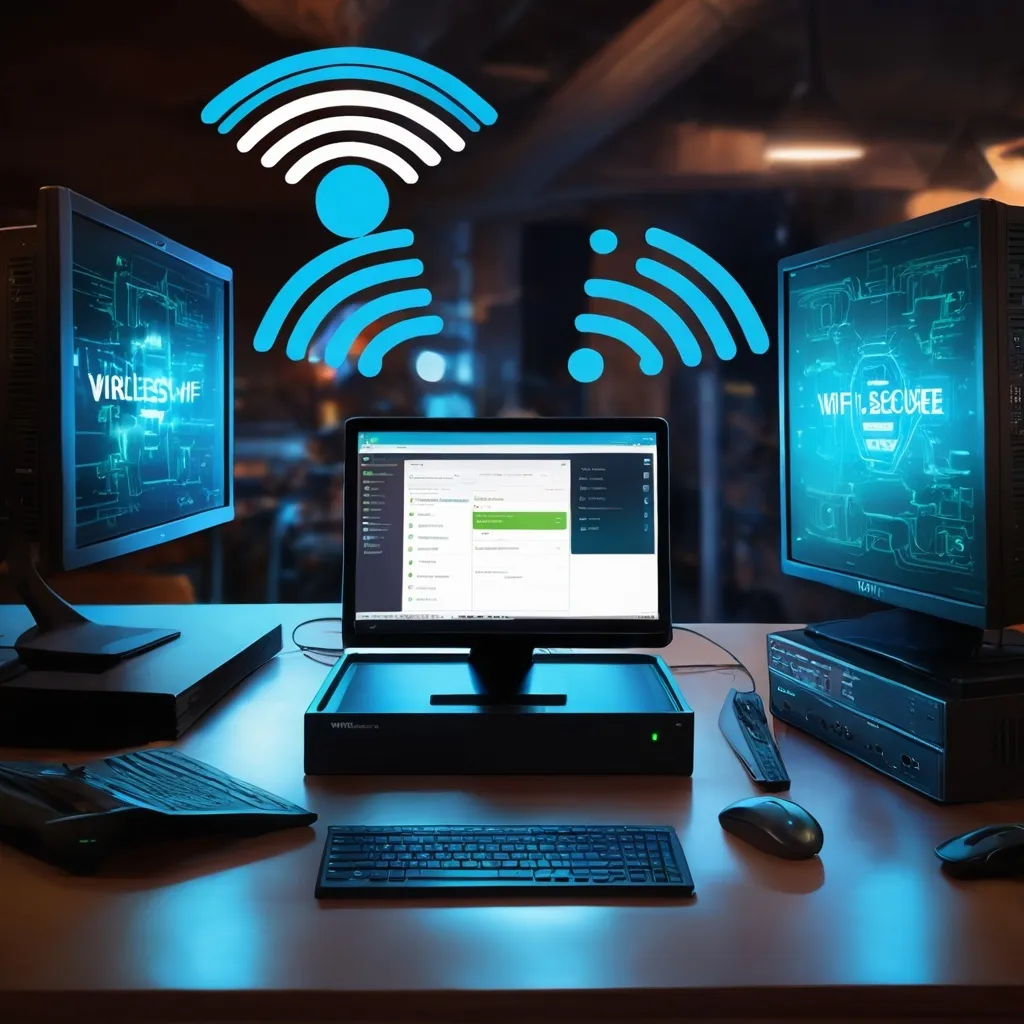 Prompt: wireless network upgrade, computer connecting to wifi, cybersecurity, change, upgrade, We’re changing over to a more secure, robust cloud-based system.
Better security & performance
Less downtime
A new guest Wi-Fi portal is currently being tested & will be ready in the coming months!
