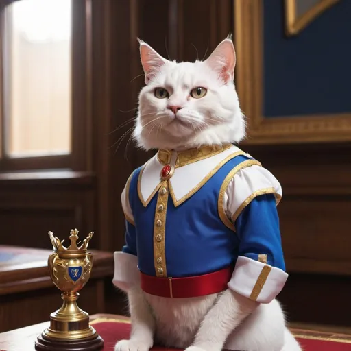 Prompt: we got a #1 victory royal cat
