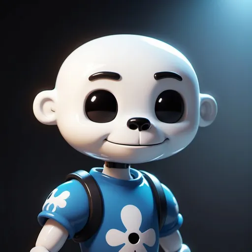 Prompt: High-Gloss, Pixar Style, Undertale Character, 4k,