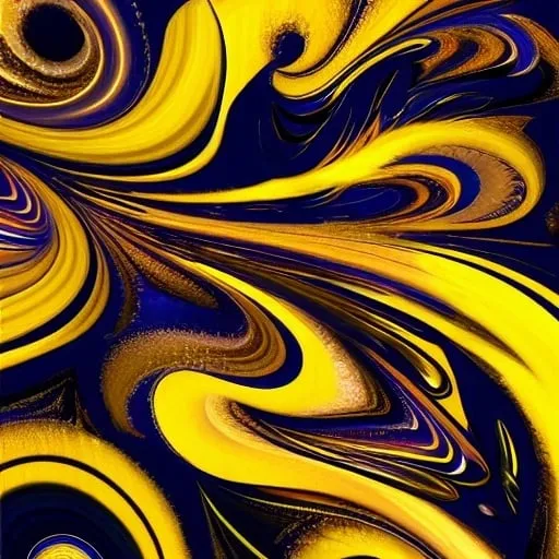 Prompt: Golden, Swirl Magical, Abstract Splash, Metro-Cudio Maker (Over Draw Media)