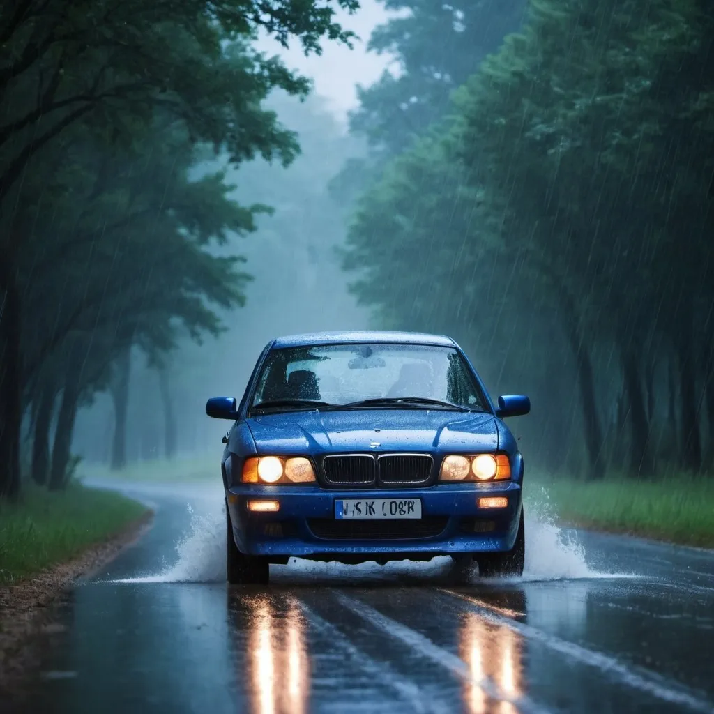 Prompt: Blue Rain, Mystery, Proposition, Wild Charge, Stock Image, 3k, Grand Tour