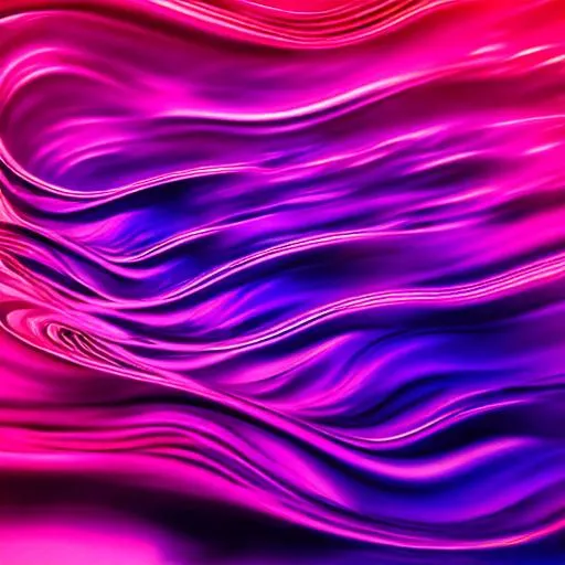 Prompt: fluid purple waves-wavy, on red backdrop