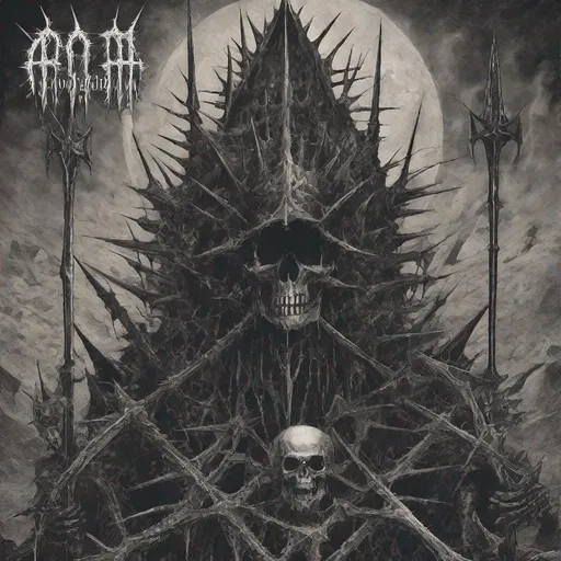 Prompt: Iron Death Spikes, Speed Death Metal Cover, Arothgorian Gothic, Spikle Spokes