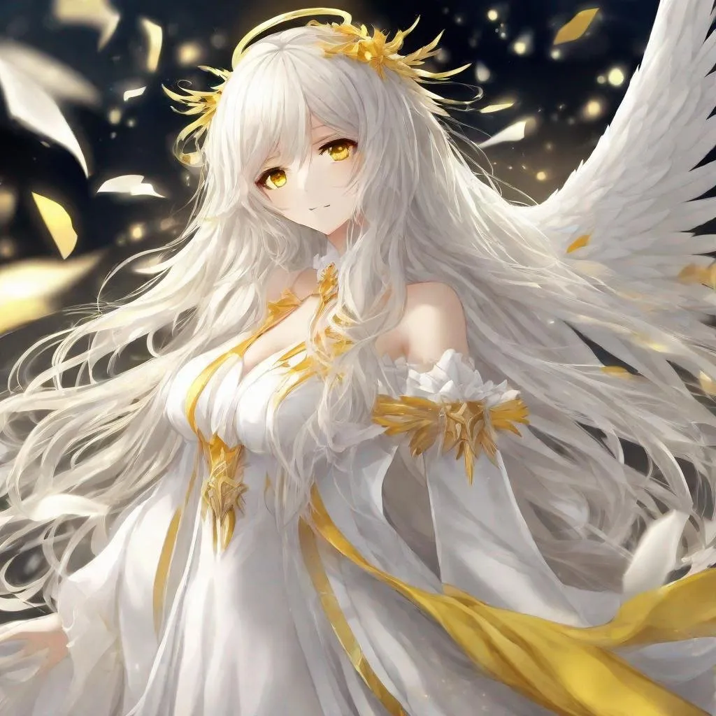 Yellow_Eyes, Soft Look, Winged Angel, Shedinga, Anim...