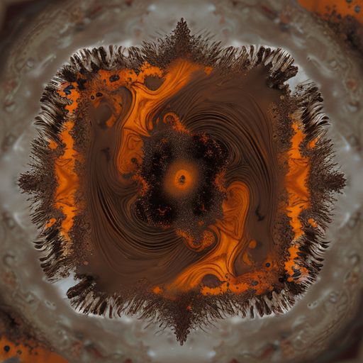 Prompt: Freeform ferrofluids, beautiful dark chaos, swirling tones of umber, sepia and rust --ar 3:4 --iw 9 --q 2 --s 1250 