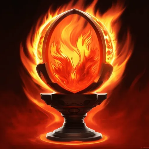 Prompt: Flame Orb, HighRes, by Daniel Strimbold [Centered]