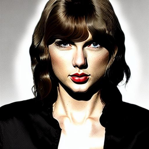 Prompt: photo realistic. Taylor Swift fused with Severus Snape, symmetrical face, portrait, intimidating. studio lighting. high resolution.