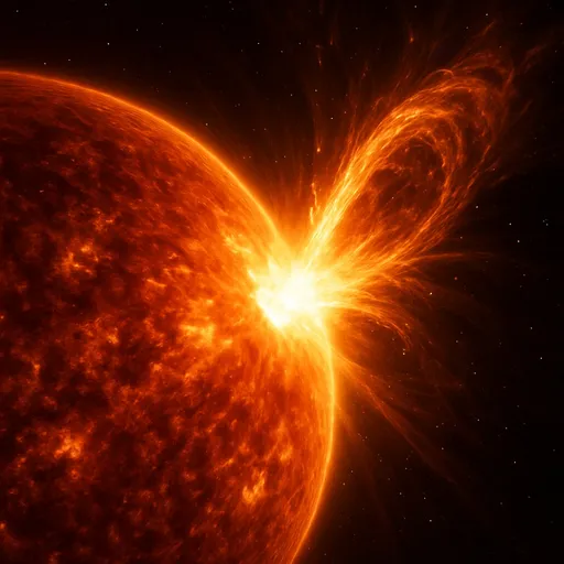 Prompt: a solar explosion, high quality