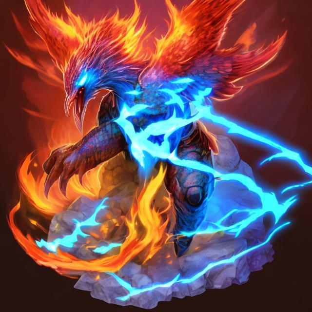 Prompt: Realistic Hyper Vision, Flame Hero, Bright Phoenix Aura, Blue Hajprog, Desert Embodied. 