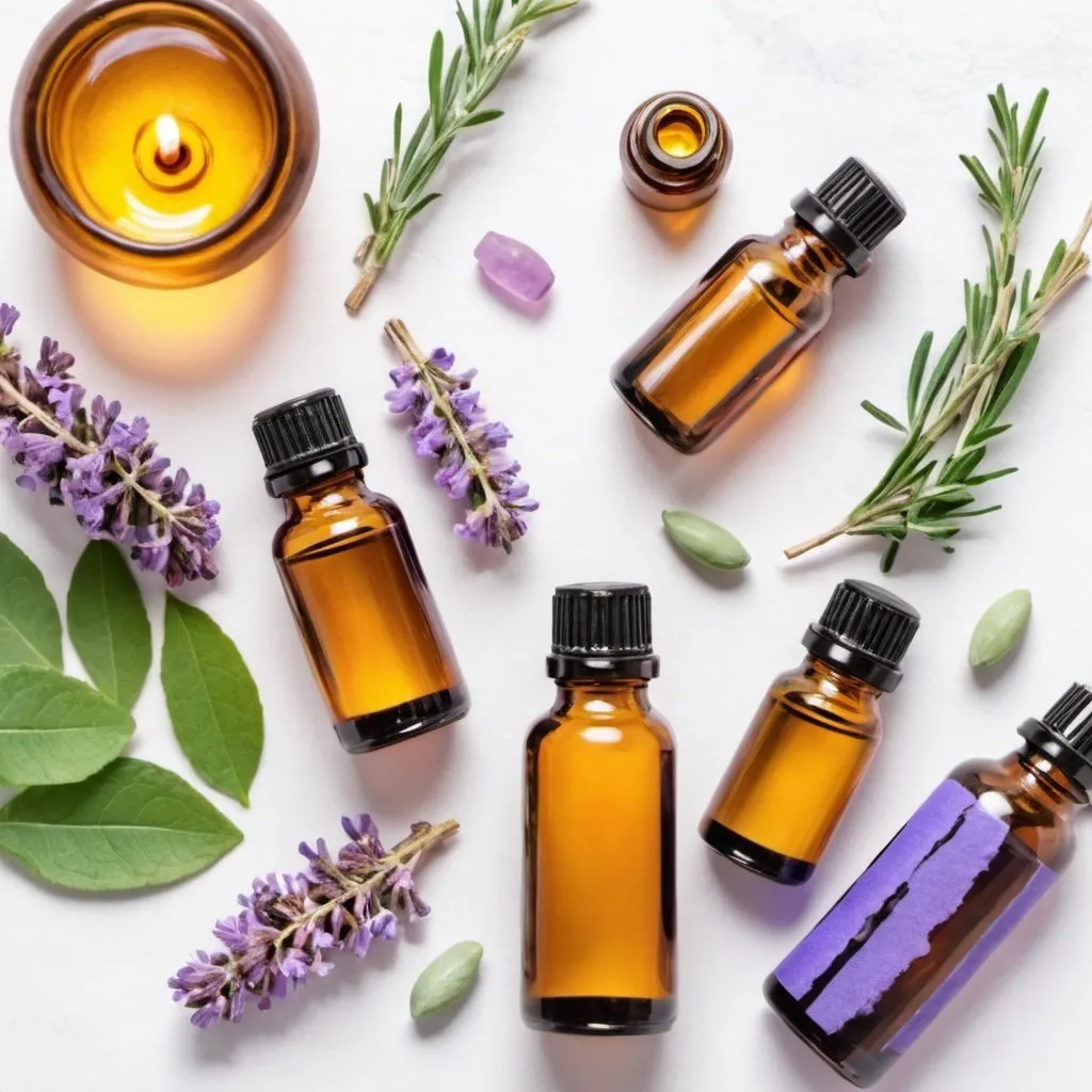 Prompt: aromatherapy
essential oils