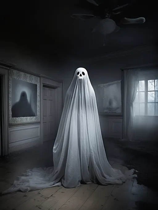 Prompt: Poner fantasmas en la foto