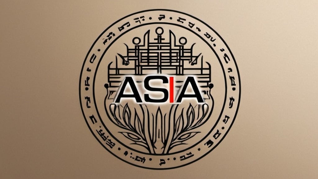 Prompt: What is this logo that you will use as a basis for creating a logo for the company "Asia Israel" when the logo should contain only the name of the company, i.e. a name logo. The font should match or remind or have the same visual value, meaning one that anyone who looks at it has a creative combination between the word Asia and Israel, but not too ornate. In addition, the logo transmits such a powerful power that if you look at it, you will immediately notice that this is a serious and very large company