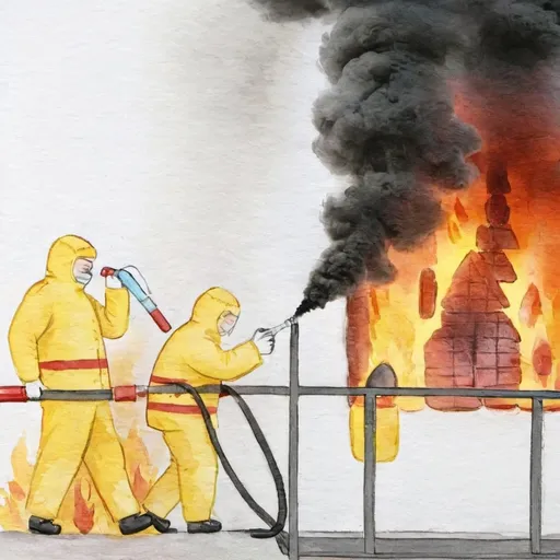 Prompt: During fire accidents, 2 highly toxic components of fire smoke, carbon monoxide (CO) and hydrogen cyanide (HCN), are produced simultaneously, and more than 50% of fire-related deaths can be attributed to the inhalation of these toxic gases. Despite the different CO and HCN detoxification mechanisms, oxygen (O2) ventilation is currently the primary clinical treatment, and no alternative methods are available at present. In this review, the toxicological mechanisms of CO and HCN are investigated with an emphasis on the toxic effects of their combination. On the basis of these toxic mechanisms, the advantages and disadvantages of the current clinical detoxification methods are analyzed and discussed. We also summarize the latest advancements in the development of CO- and HCN-scavenging antidotes, highlighting the strategy of using synthetic iron porphyrins that have been synthesized mainly in our laboratory as water-soluble synthetic hemoglobin biomimetics.