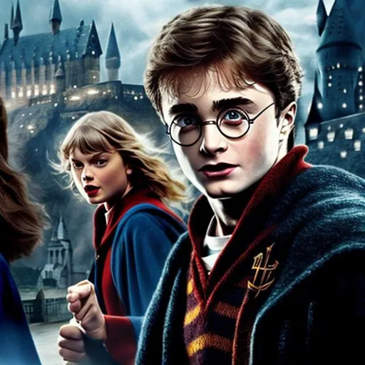 Prompt:  Harry Potter having a baby with Taylor Swift