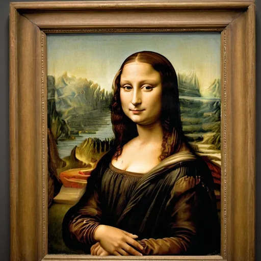 Prompt: Leonardo da Vinci's Mona Lisa