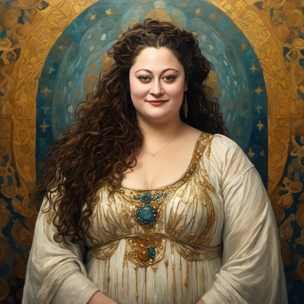 Prompt: <mymodel> full-body, award winning, gorgeous, portrait, painting of Padme Amidala queen of Naboo