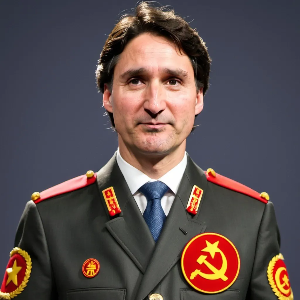 Justin Trudeau wearing Communist party of China unif... | OpenArt