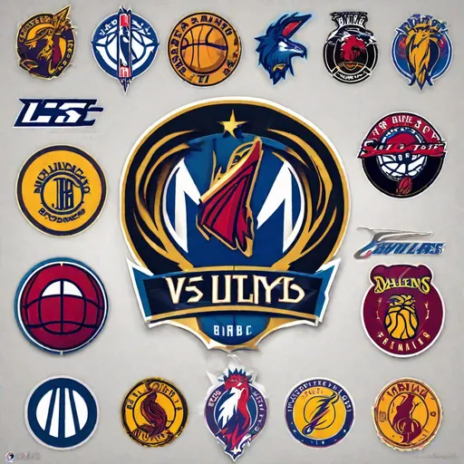 Prompt: NBA team logos, v